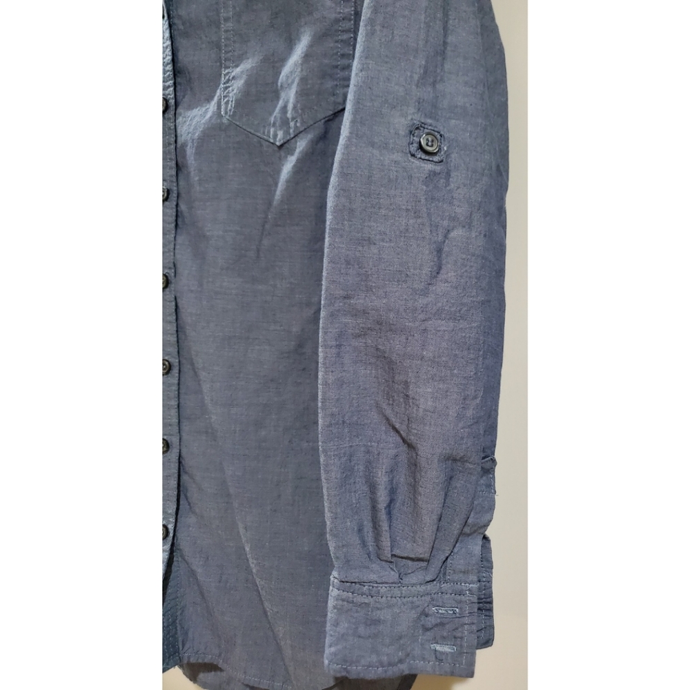 Andrea Jovine Workshop Women's denim button up top size XS - Picture 4 of 7